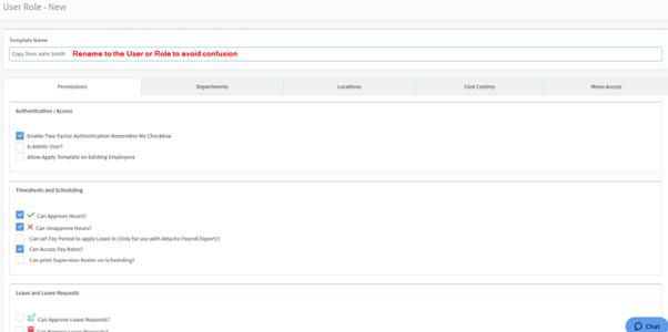 How to Duplicate Existing User Permissions to User Roles – Aussie Time ...